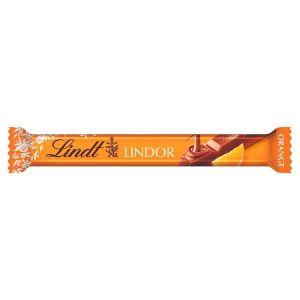 LINDT LINDOR MILK ORANGE COUNTLINE 38G