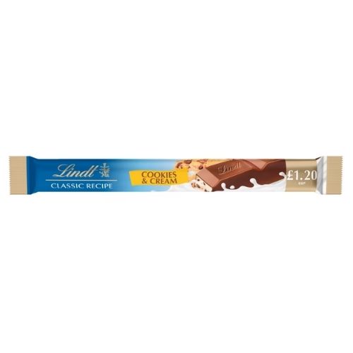 LINDT CLASSIC COOKIES & CREAM PMP £1.20 37G