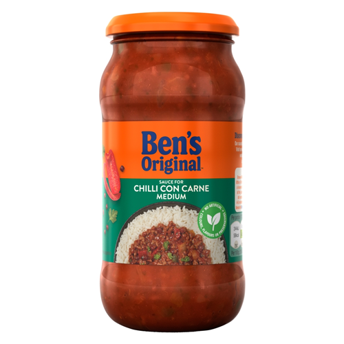 BEN'S CHILLI MEDIUM CON CARNE SAUCE 450G