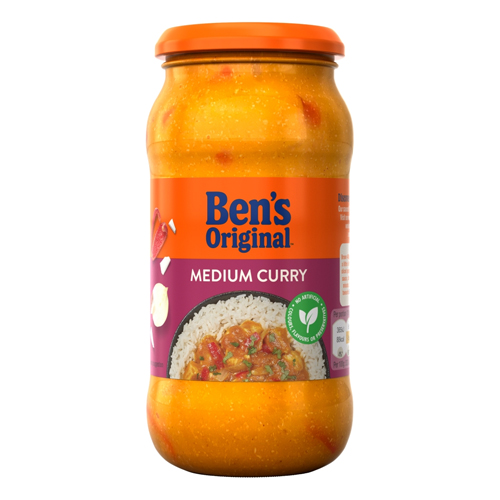 BEN'S MEDIUM CURRY SAUCE 440G
