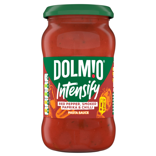DOLMIO INTENSIFY SPICY RED PEPPER SMOKED PAPRIKA & CHILLI PASTA SAUCE 400G