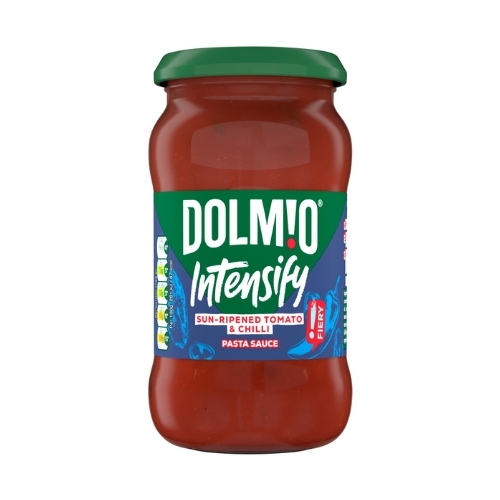 DOLMIO INTENSIFY FIERY SUN-RIPENED TOMATO & CHILLI PASTA SAUCE 400G