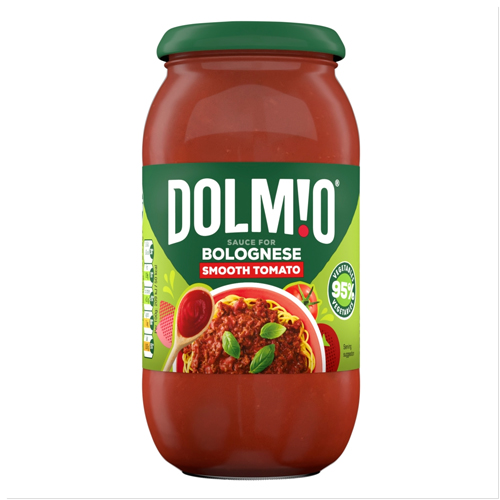 DOLMIO BOLOGNESE SMOOTH TOMATO PASTA SAUCE 500G