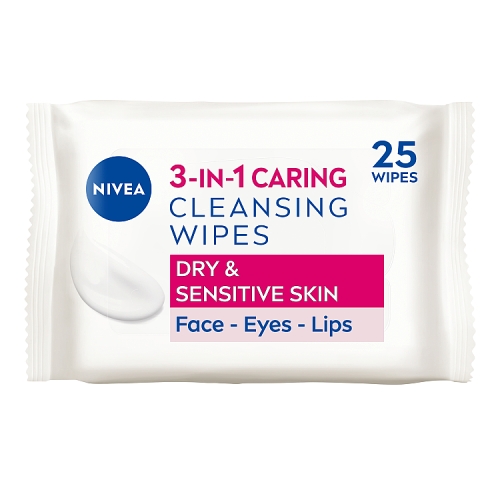 NIVEA WIPES DRY SKIN 25'S