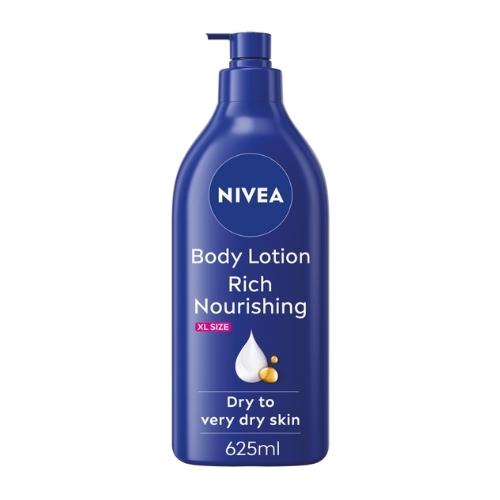 NIVEA BODY ESSENTIALS PUMP RICH CARING MILK 625ML