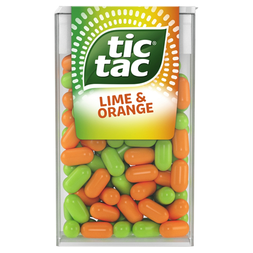 TIC TAC LIME & ORANGE T100 49G