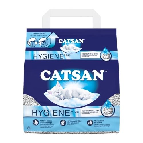 CATSAN HYGIENE NON-CLUMPING ODOUR CONTROL CAT LITTER 5L