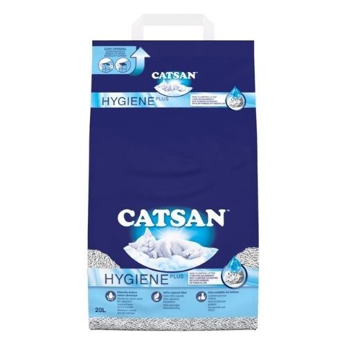 CATSAN HYGIENE NON-CLUMPING ODOUR CONTROL CAT LITTER 20L