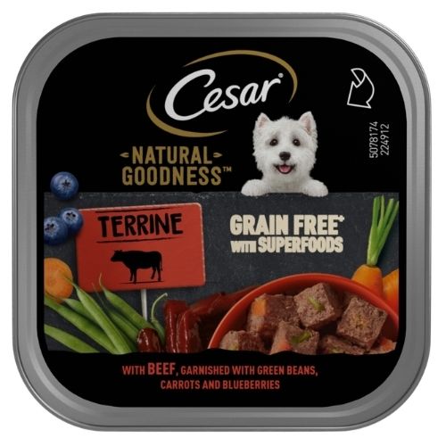 CESAR NATURAL GOODNESS WITH BEEF IN LOAF 100G