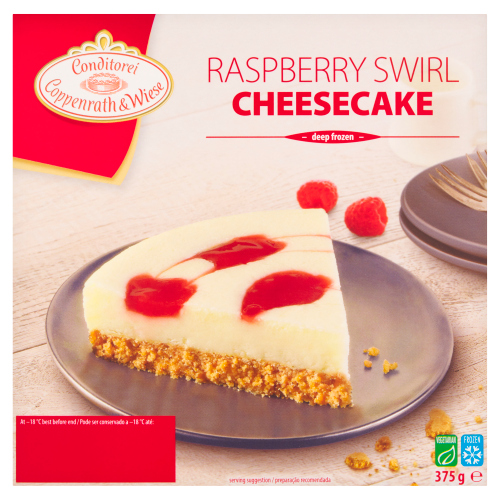CONDITOREI COPPENRATH & WIESE RASPBERRY SWIRL CHEESECAKE 375G