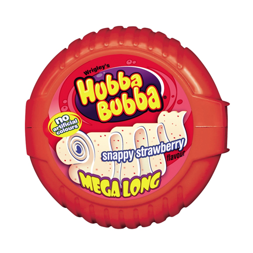HUBBA BUBBA TAPE SNAPPY STRAWBERRY 12PK 672G