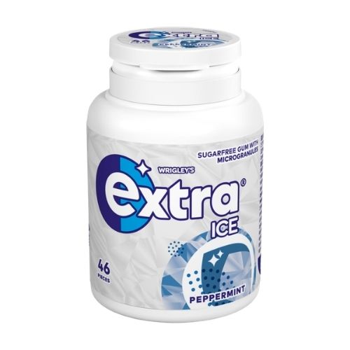 EXTRA ICE PEPPERMINT SUGARFREE BOTTLE 46PC 64G