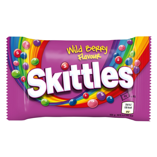 SKITTLES WILD BERRY SWEETS BAG 45G