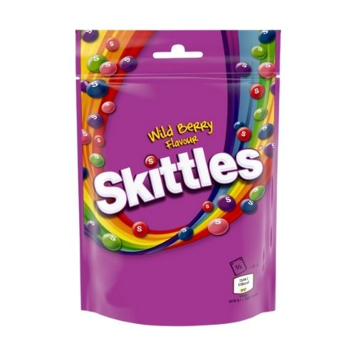 SKITTLES WILD BERRY POUCH 136G