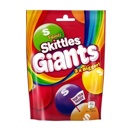 SKITTLES FRUIT GIANTS 132G