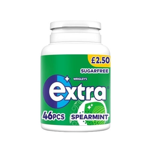 EXTRA SPERMINT SUGAR FREE BOTTLE 46PC PMP £2.50 64G