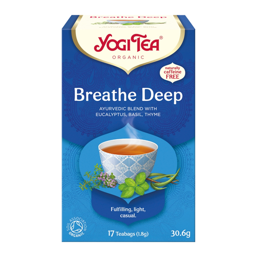 YOGI TEA BREATHE DEEP 17 TEABAGS 30.6G
