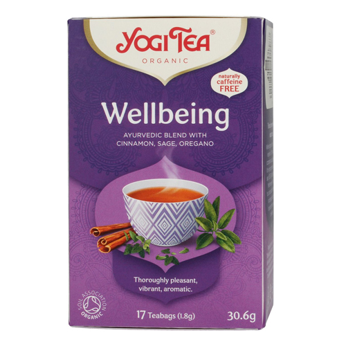YOGI TEA ORGANIC WELLBEING 17 TEA BAGS 30.6G
