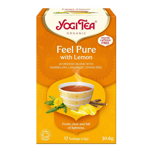 YOGI TEA ORGANIC DETOX DANDE WITH LEMEMON 17S