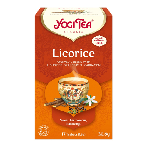 YOGI TEA ORGANIC LICORICE 17 TEA BAGS 30.6G