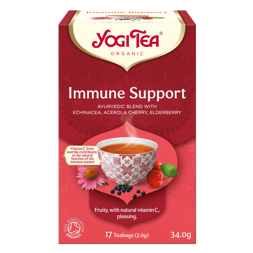 YOGI TEA ORGANIC IMMUNE SUPPORT 17 TEA BAGS 34G
