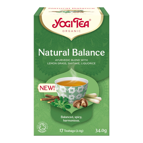 YOGI TEA ORGANIC NATURAL BALANCE 17 TEA BAGS 34.0G