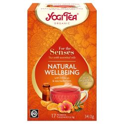 YOGI TEA ORGANIC FOR THE SENSES NATURAL WELLBEING 17S