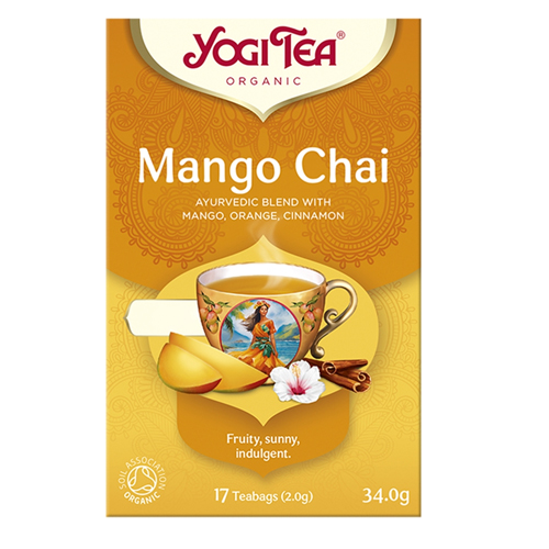 YOGI TEA MANGO CHAI ORGANIC 17S