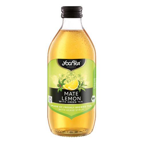 YOGI TEA ORGANIC MATE LEMON WITH GREEN TEA 330ML