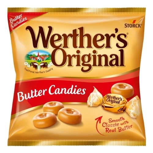 WERTHER'S ORIGINAL BUTTER CANDIES POUCH 135G