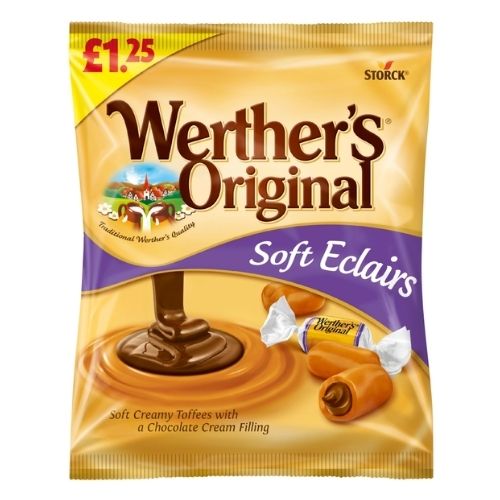 WERTHER'S ORIGINAL SOFT ECLAIRS PMP £1.25 100G