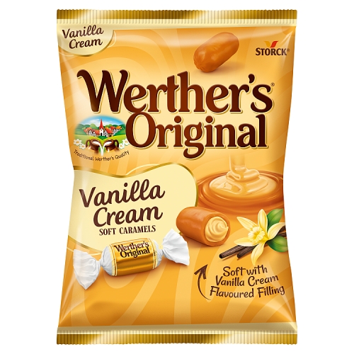WERTHER'S ORIGINAL VANILLA CREAM SOFT CARAMELS 125G