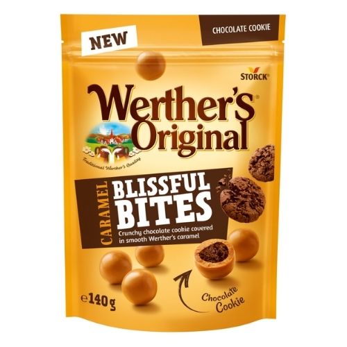 WERTHER'S ORIGINAL CARAMEL BLISSFUL BITES CHOCOLATE COOKIE 140G