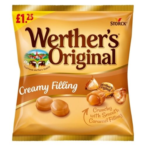 WERTHER'S ORIGINAL CREAMY FILLING PMP £1.25 110G