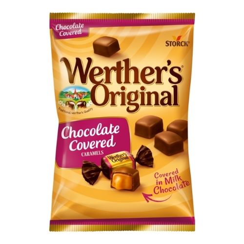 WERTHER'S ORIGINAL CHOCOLATE COVERED CARAMELS 100G