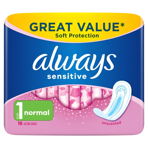 ALWAYS SENSITIVE NORMAL SIZE 1 16S