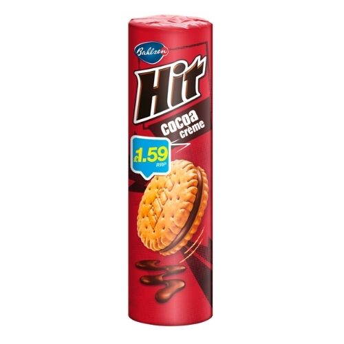 BAHLSEN HIT COCOA CREME PMP £1.49 220G