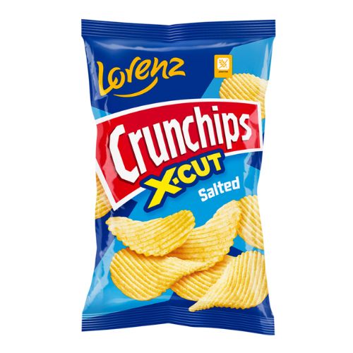 LORENZ CRUNCHIPS X-CUT SALTED 130G