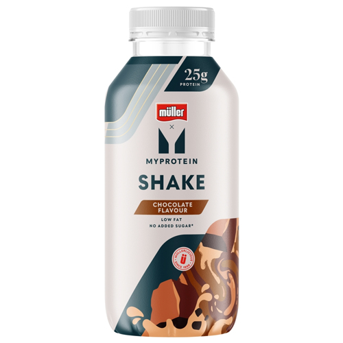 MULLER X MYPROTEIN CHOCOLATE HIGH PROTEIN SHAKE 385ML