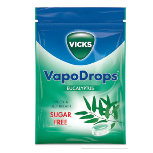 VICKS VAPODROPS BAG EUCALYPTUS SUGARFREE X20 72G