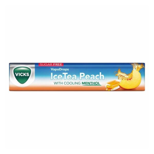 VICKS ICETEA PEACH LOZENGE 42G