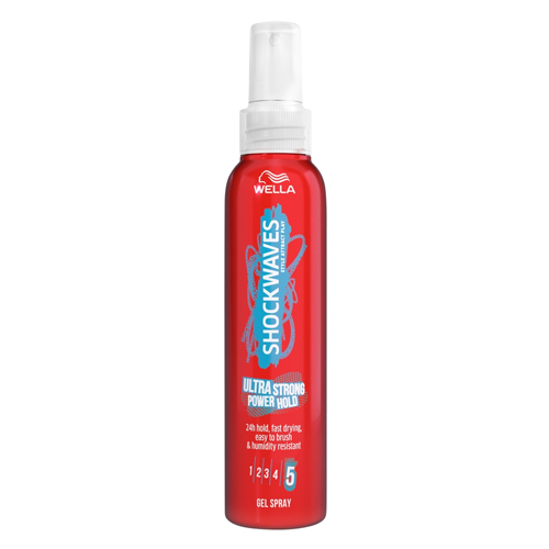 SHOCKWAVES ULTRA STRONG POWER HOLD GEL SPRAY 150ML