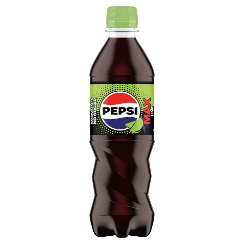 PEPSI MAX LIME NO SUGAR COLA BOTTLE PET 500ML