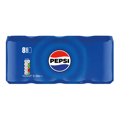 PEPSI REG CAN 8PK 330ML