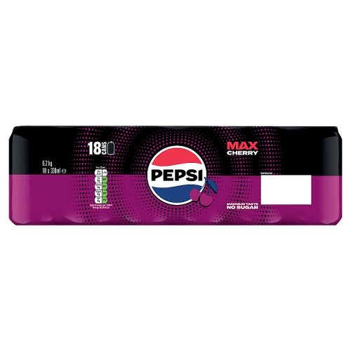 PEPSI MAX CHERRY 18PK 330ML