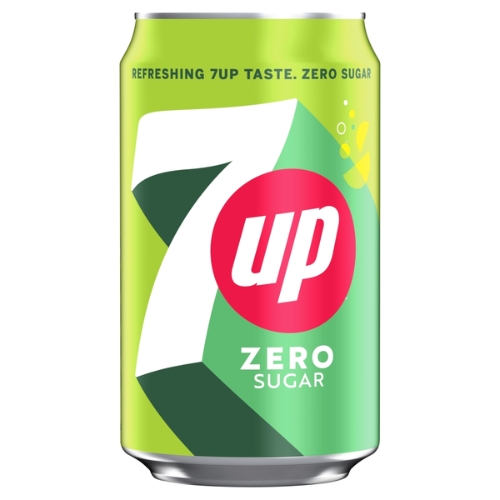 7UP ZERO CAN 330ML