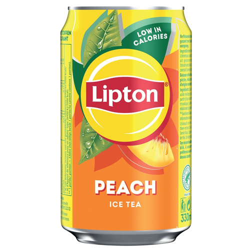 LIPTON PEACH ICE TEA CAN 330ML