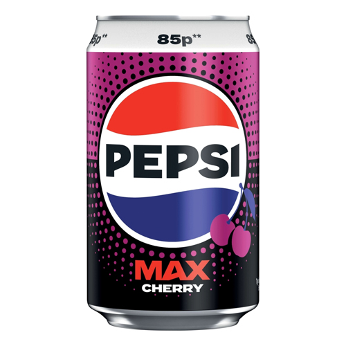 PEPSI MAX CHERRY PMP 85P CAN 330ML