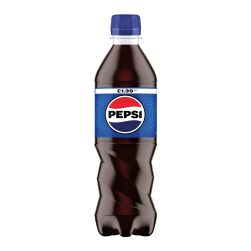 PEPSI REG PMP £1.39 PET 500ML