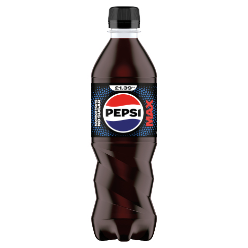 PEPSI MAX PMP £1.39 PET 500ML